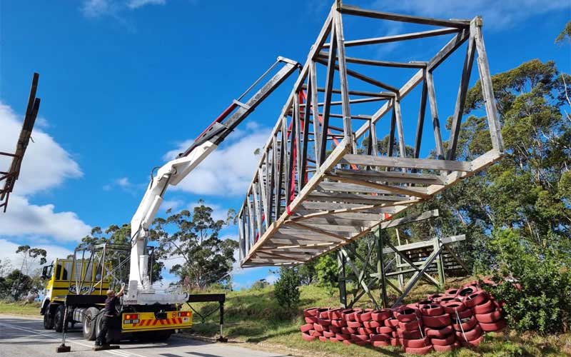 Mobile crane hire and forklift hire in Kysna